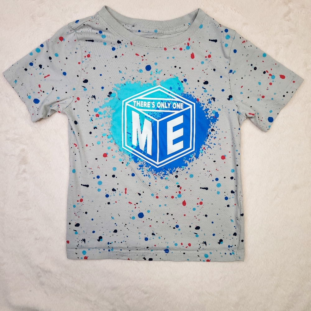 Toughskins Boys Size M Polka Dot Tshirt "There's Only One Me"